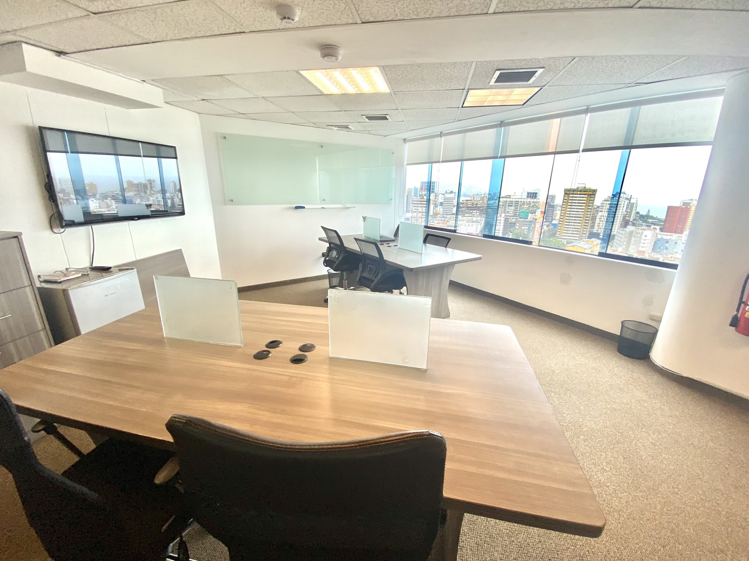 Oficina premium vista panorámica Miraflores Lima Coworking